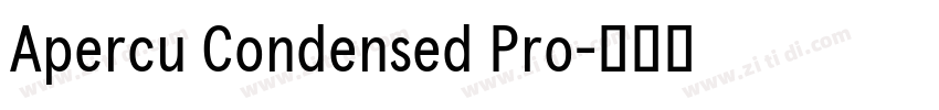 Apercu Condensed Pro字体转换